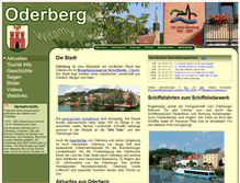 Tablet Screenshot of oderberg.info